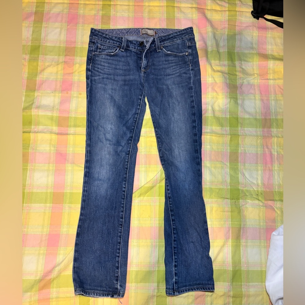 Paige denim straight leg jeans